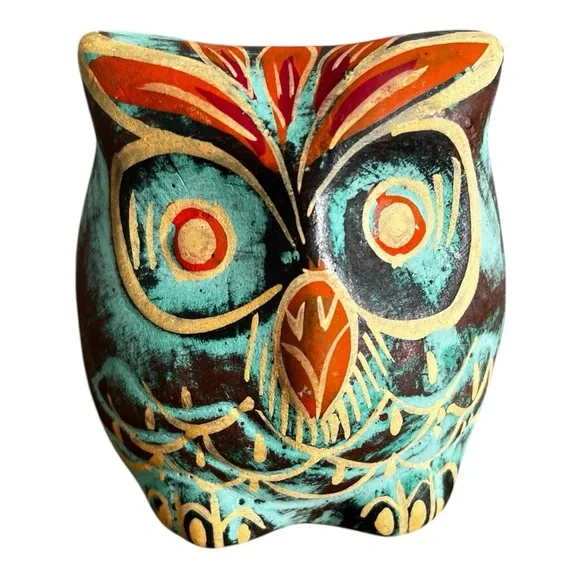 Cozumel Handmade Ceramic Owl - Picture 1 of 3